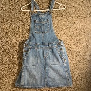 S Denim Overalls Dress